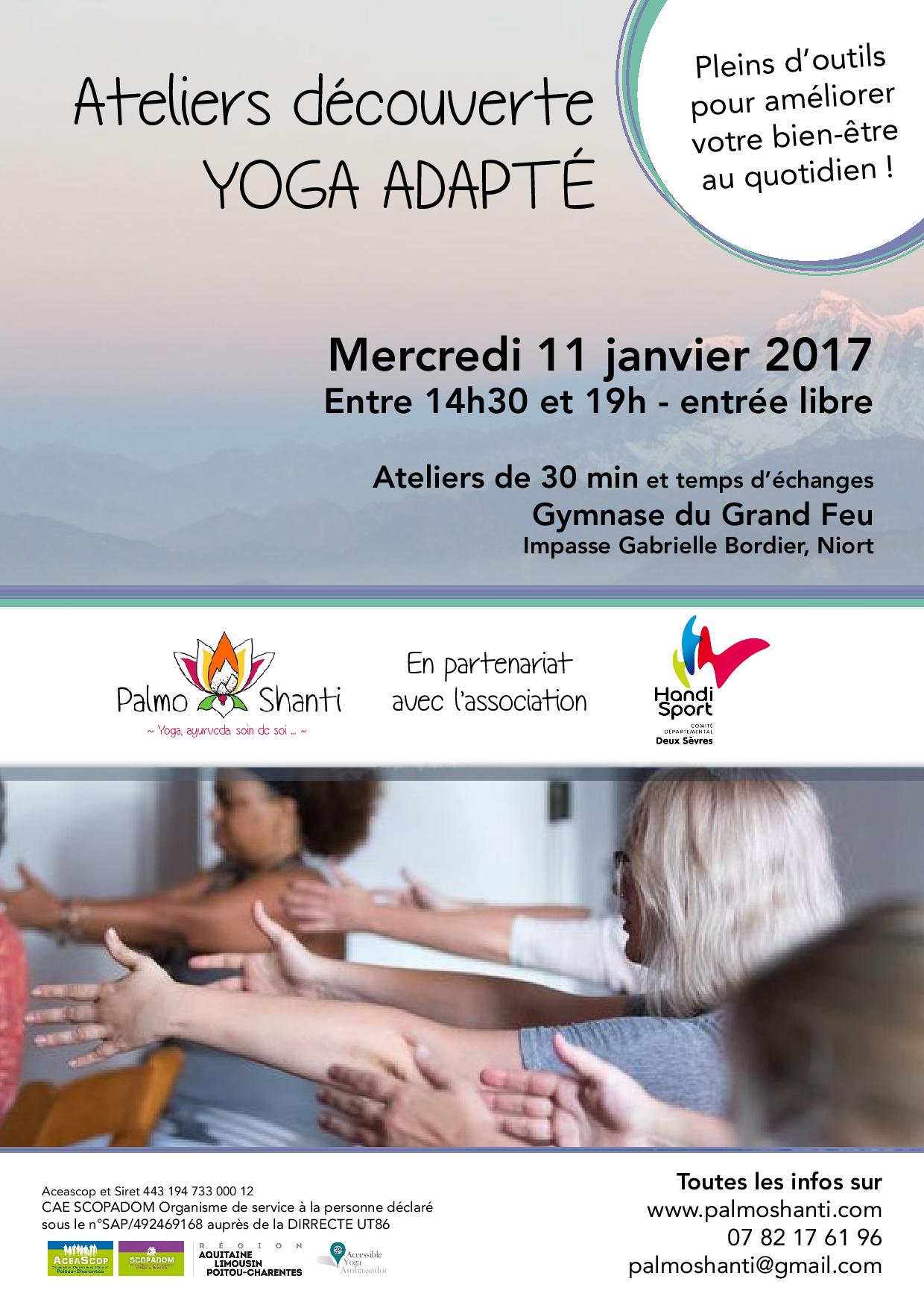 Yoga Adapté Grand Feu Niort